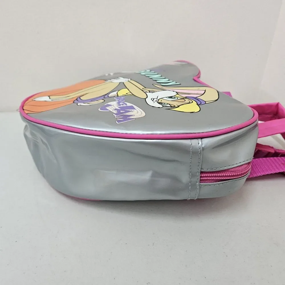 Vintage 1996 Space Jam Lola Bunny Heart‎ Shaped Backpack Warner Bros